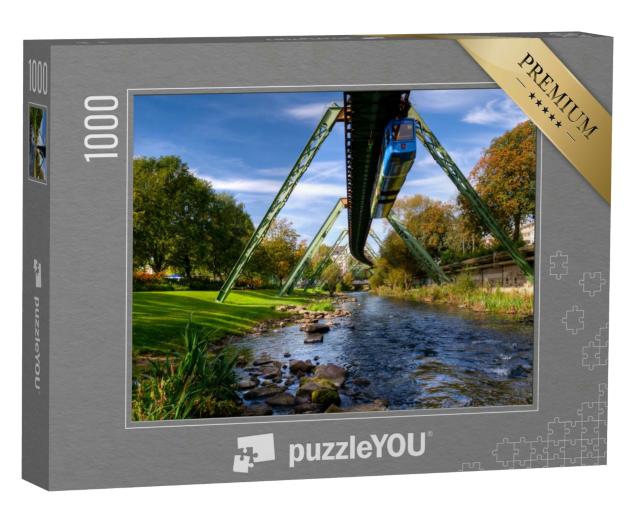 Puzzle 1000 Teile „Wuppertaler Schwebebahn“