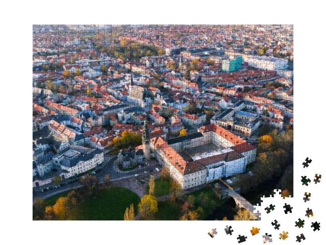 Puzzle 1000 Teile „Panoramablick auf Weimar, Deutschland“