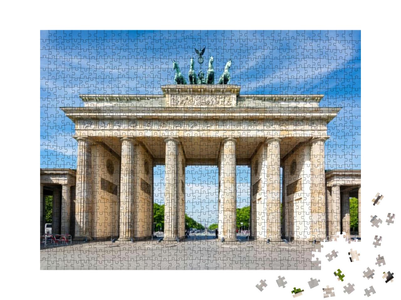 Puzzle 1000 Teile „Das Brandenburger Tor auf dem Pariser Platz“