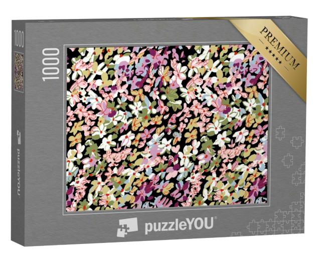 Puzzle 1000 Teile „Abstrakte florale Kunst“