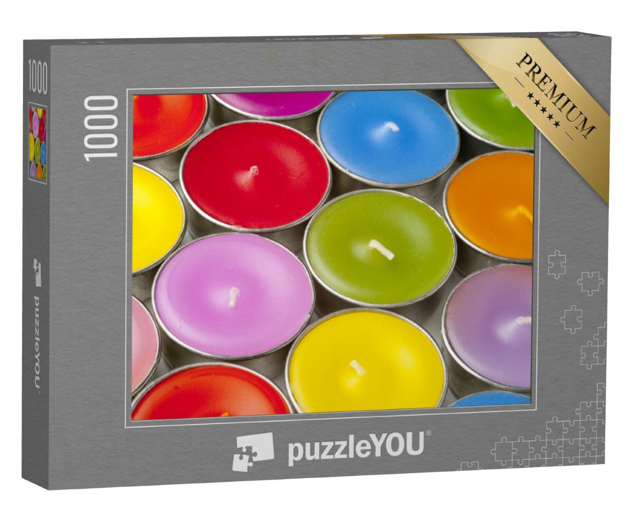 Puzzle 1000 Teile „Kerzenflamme“