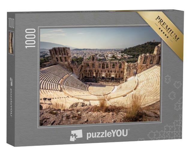 Puzzle 1000 Teile „Herodes Atticus auf der Akropolis von Athen, Griechenland“