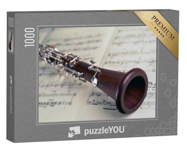 Puzzle 1000 Teile „Nahaufnahme einer Klarinette“