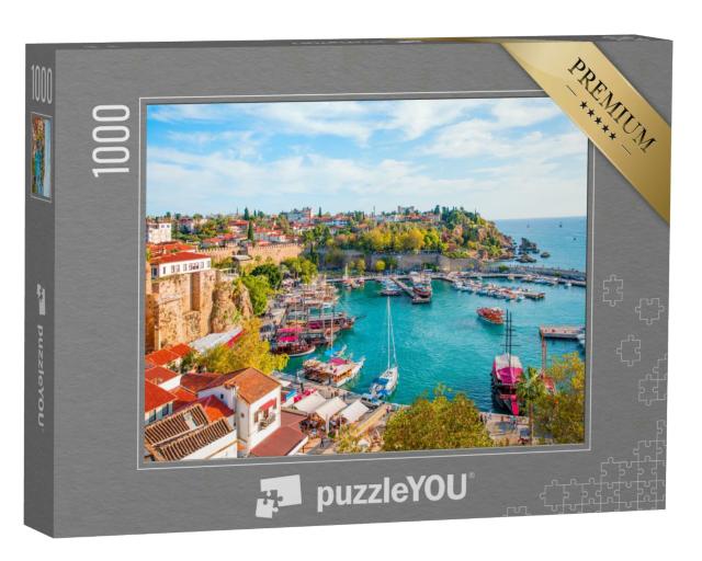 Puzzle 1000 Teile „Foto der Altstadt von Kaleici, Antalya, Türkei“
