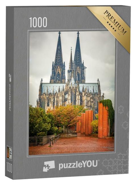 Puzzle 1000 Teile „Blick auf den Kölner Dom“