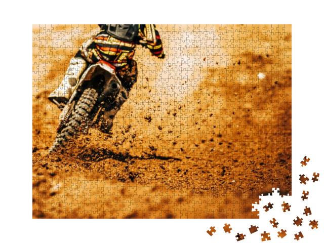 Puzzle 1000 Teile „Motocross-Rennen“