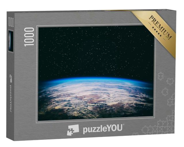 Puzzle 1000 Teile „Blick auf die Erde aus dem Kosmos“