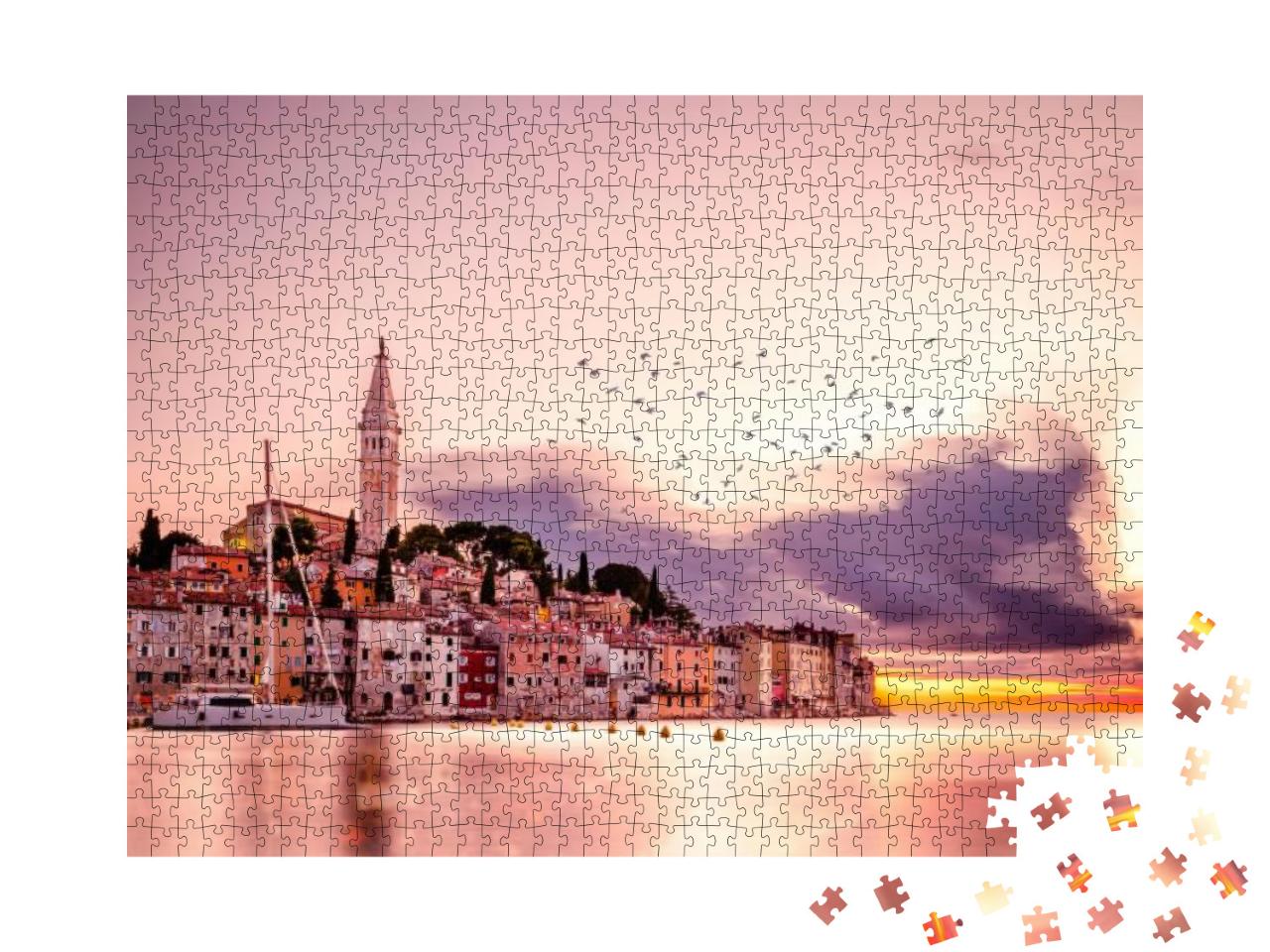 Puzzle 1000 Teile „Sonnenuntergang an der Adria, Kroatien“