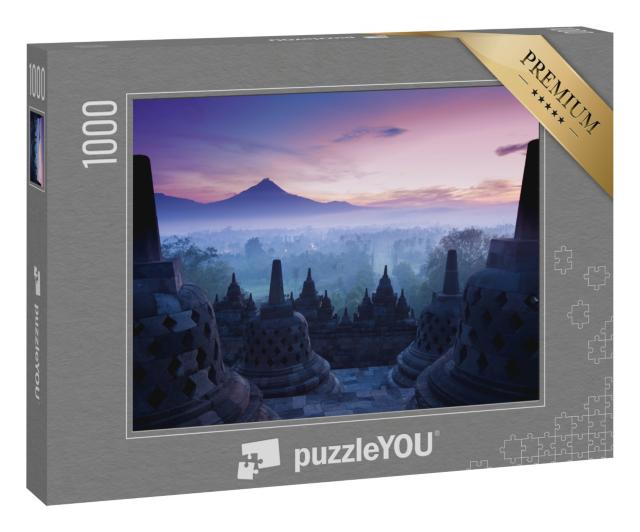 Puzzle 1000 Teile „Borobudur-Tempel, Yogyakarta, Java, Indonesien“