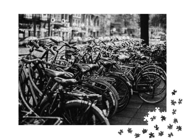 Puzzle 1000 Teile „Fahrräder in Amsterdam “