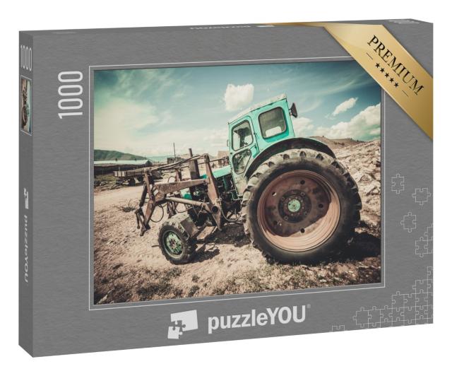 Puzzle 1000 Teile „Alter Traktor“
