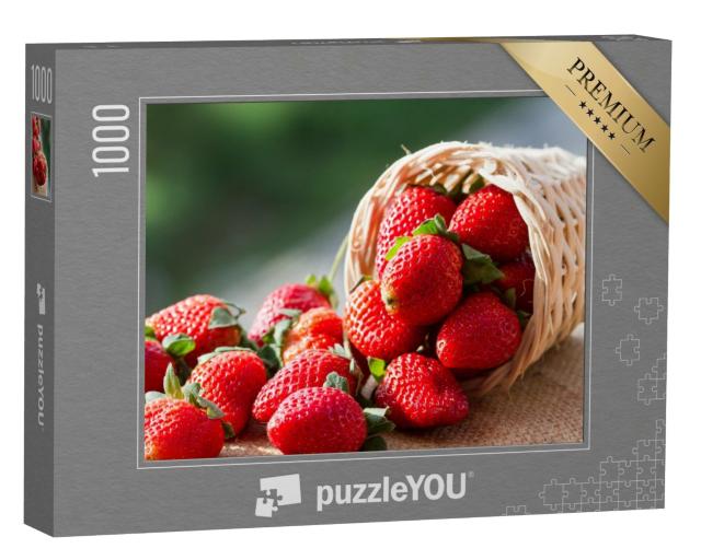 Puzzle 1000 Teile „Natürliche Erdbeeren“