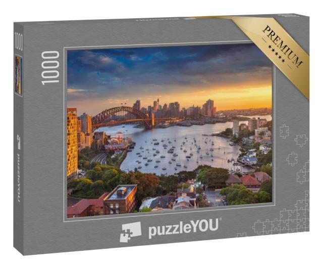 Puzzle 1000 Teile „Sydney im Sonnenuntergang“