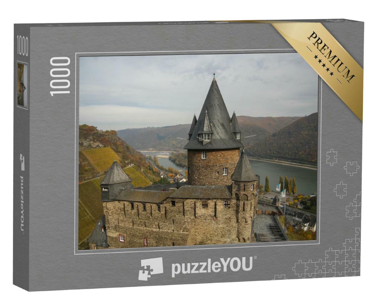 Puzzle 1000 Teile „Burg Stahleck in Bacharach im Rheintal“