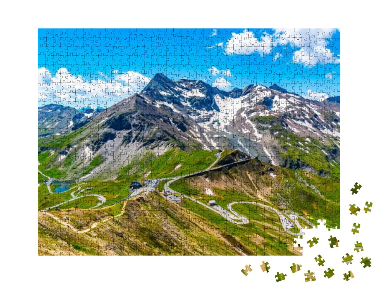 Puzzle 1000 Teile „Großglockner-Hochalpenstraße in den Hohen Tauern, Österreich“