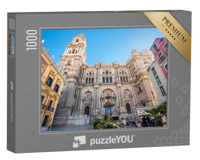 Puzzle 1000 Teile „Beeindruckende Kathedrale von Málaga, Andalusien, Spanien“