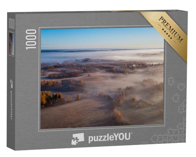 Puzzle 1000 Teile „Nebliger Herbstmorgen in Estland“