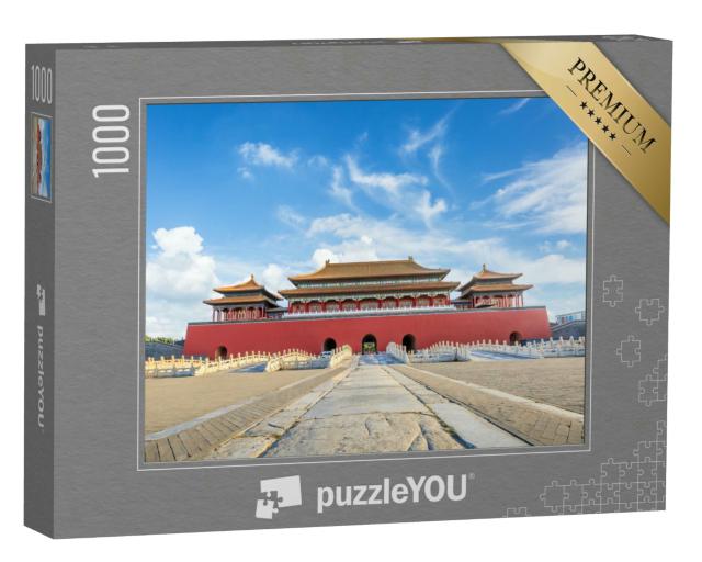 Puzzle 1000 Teile „Die alten Königspaläste der Verbotenen Stadt, Peking, China“
