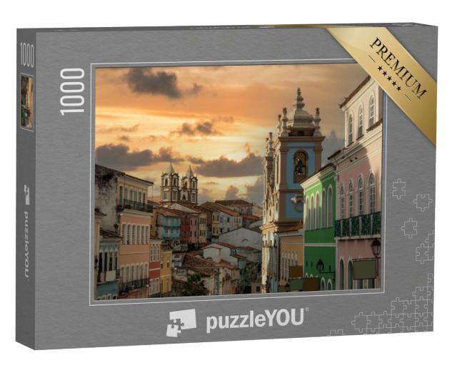 Puzzle 1000 Teile „Pelourinho, historisches Zentrum der Stadt Salvador, Brasilien“