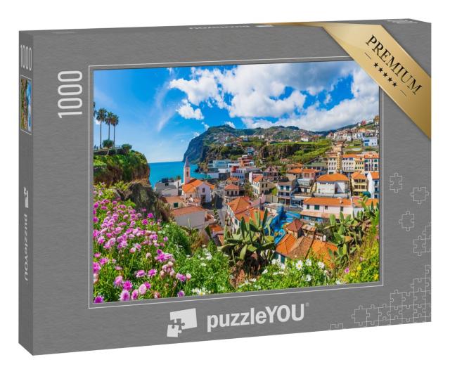 Puzzle 1000 Teile „Panorama von Camara de Lobos, Madeira, Portugal“