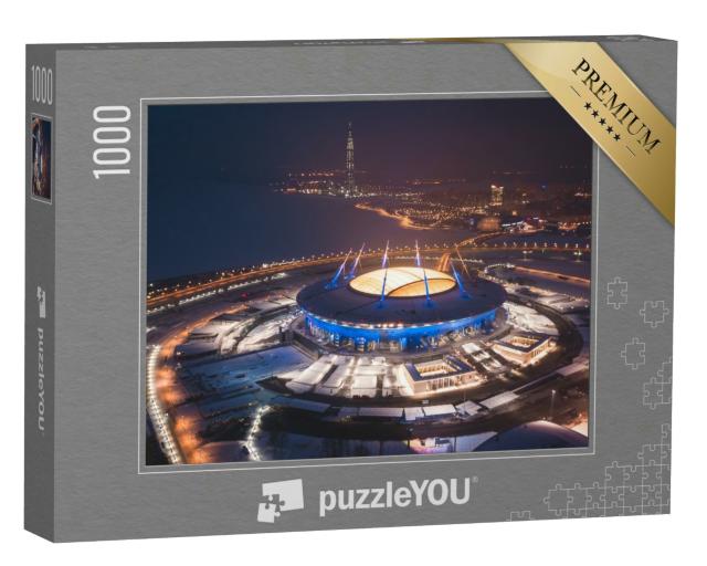 Puzzle 1000 Teile „Stadion Sankt Petersburg, Russland“