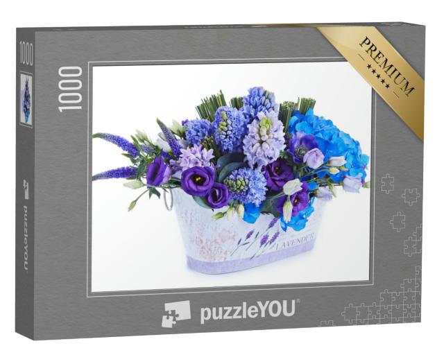 Puzzle 1000 Teile „Ein Üppiger Blumenstrauß zur Hochzeit“