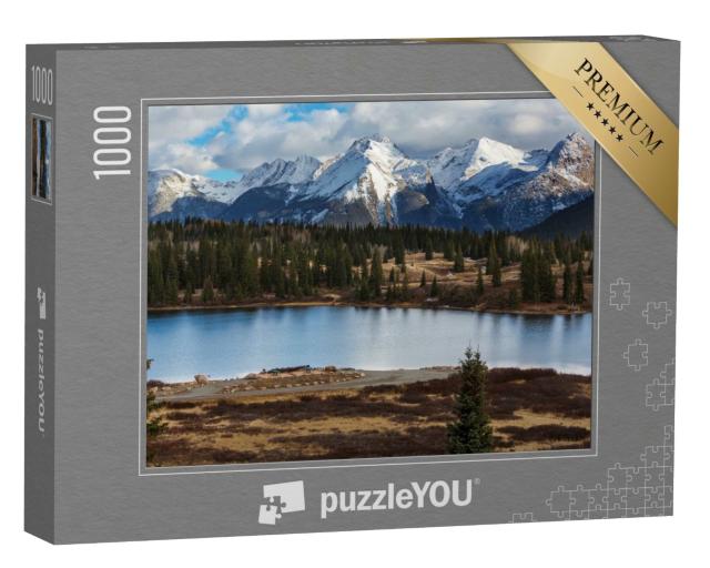 Puzzle 1000 Teile „Berglandschaft in den Colorado Rocky Mountains, USA“