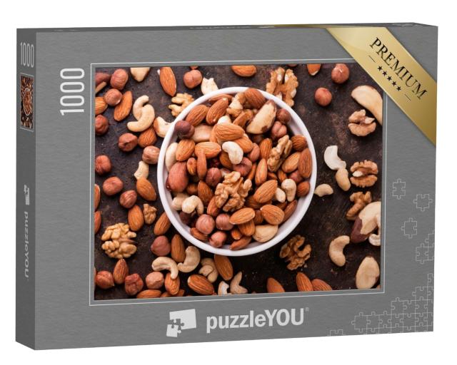 Puzzle 1000 Teile „Köstliche Nussmischung“
