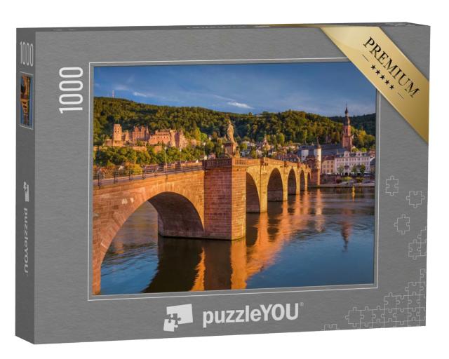 Puzzle 1000 Teile „Heidelberg im Sonnenuntergang“