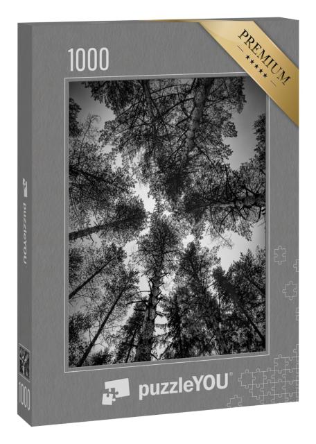 Puzzle 1000 Teile „Schwarz-Weiß-Landschaftsbilder“