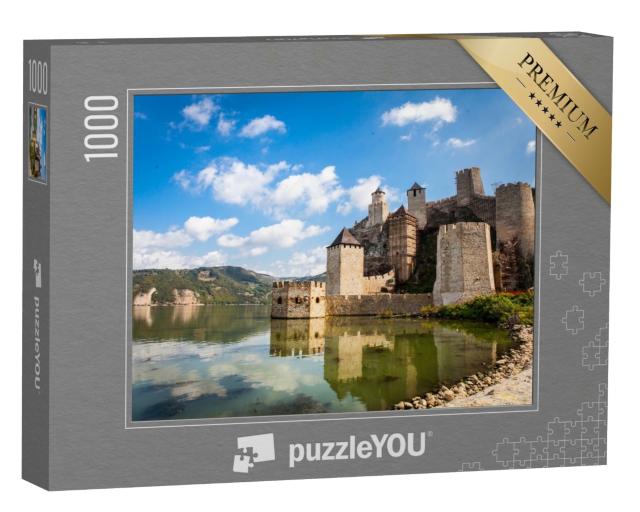 Puzzle 1000 Teile „Mittelalterliche Festung in Golubac, Serbien“