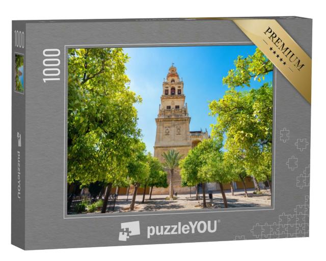 Puzzle 1000 Teile „Glockenturm der Mezquita-Moschee in Córdoba, Andalusien“