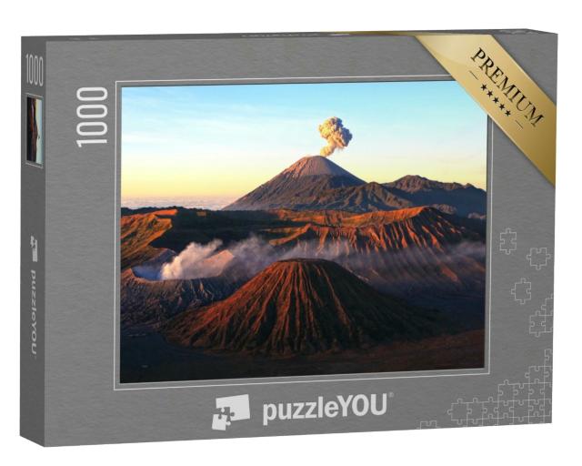 Puzzle 1000 Teile „Vulkane des Bromo-Nationalparks in Java, Indonesien“