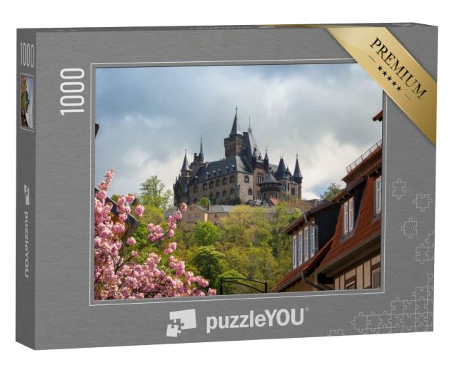 Puzzle 1000 Teile „Schloss Wernigerode im Harz, Deutschland“