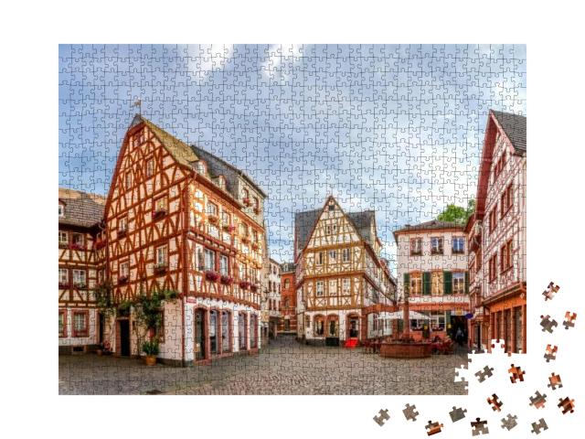 Puzzle 1000 Teile „Altstadt von Mainz, Deutschland“