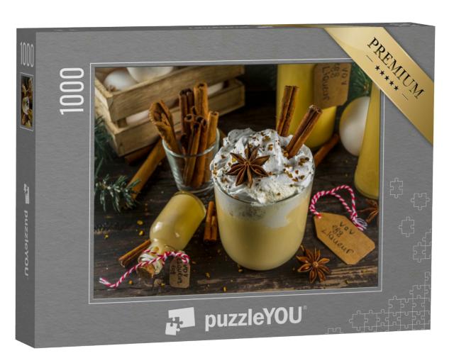 Puzzle 1000 Teile „Bombardino, ein winterlicher Cocktail “
