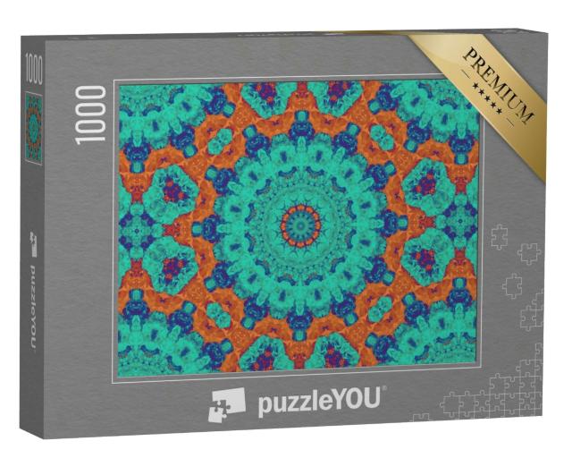 Puzzle 1000 Teile „Abstraktes kaleidoskopisches Ornament“
