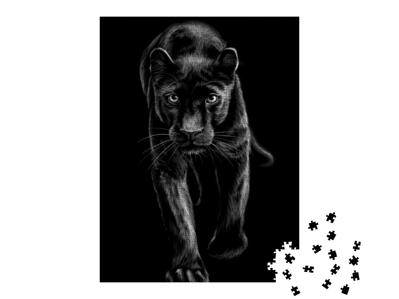 Puzzle 1000 Teile „Panther “