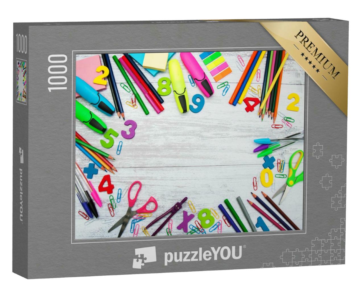 Puzzle 1000 Teile „Schulanfang“