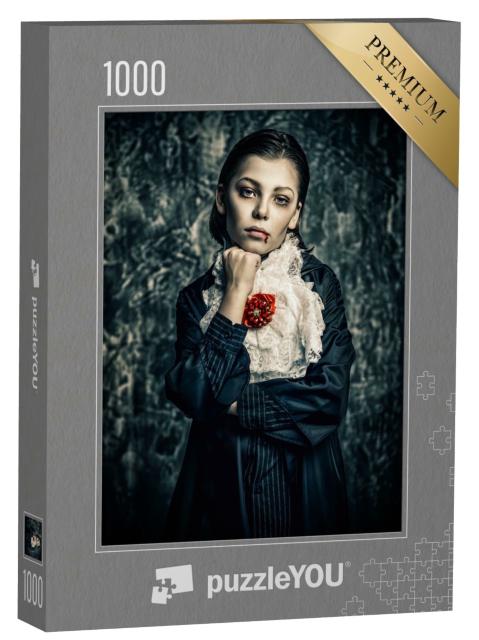 Puzzle 1000 Teile „Porträt eines Vampires“