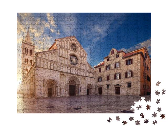 Puzzle 1000 Teile „Kathedrale der Heiligen Anastasia, Zadar, Kroatien“