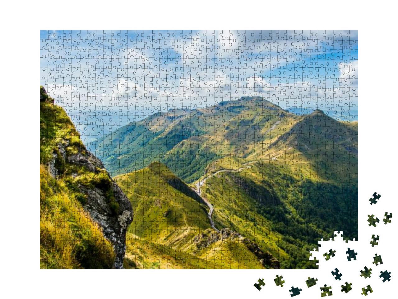 Puzzle 1000 Teile „Blick auf Puy Mary, Auvergne, Frankreich“