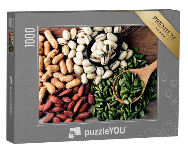Puzzle 1000 Teile „Nüsse und Kerne“