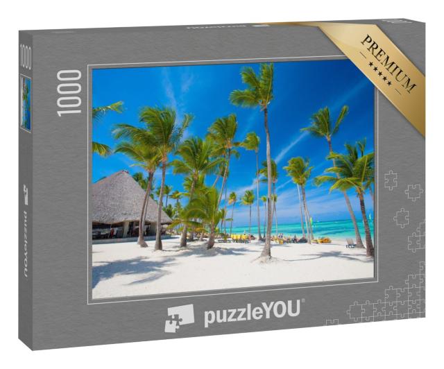 Puzzle 1000 Teile „Weißer Strand in der Dominikanischen Republik“