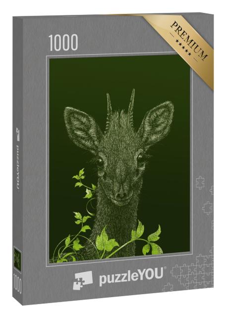 Puzzle 1000 Teile „Zwergantilope“