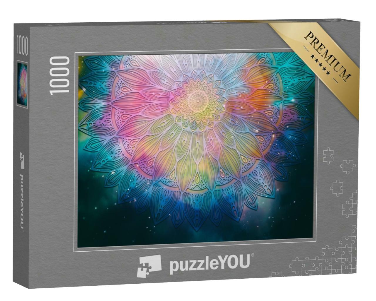 Puzzle 1000 Teile „Spärisches Mandala“