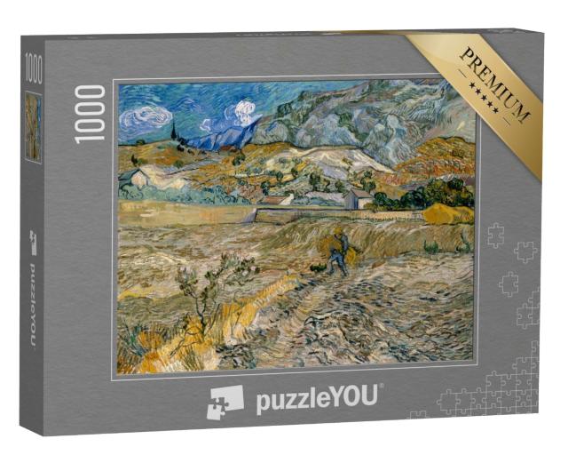 Puzzle 1000 Teile „Vincent van Gogh - Landschaft in Saint-Rémy“