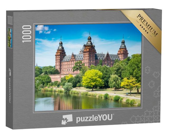 Puzzle 1000 Teile „Schloss Johannisburg nahe Frankfurt, Deutschland“