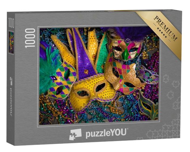Puzzle 1000 Teile „Venezianische Karnevalsmaske“