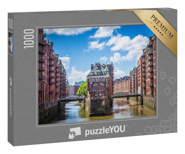 Puzzle 1000 Teile „Speicherstadt in Hamburg“